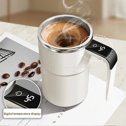 Self-Stirring Mug – Automatic Magnetic Mixer Cup