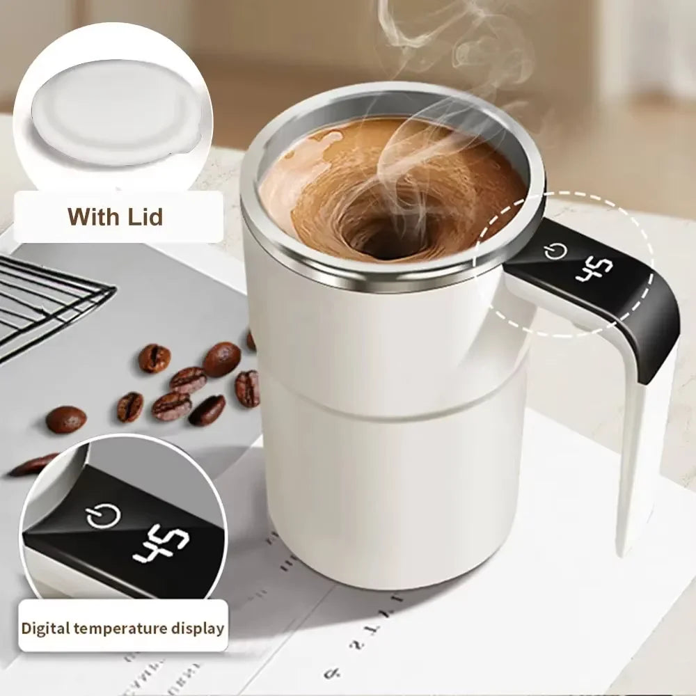 Self-Stirring Mug – Automatic Magnetic Mixer Cup