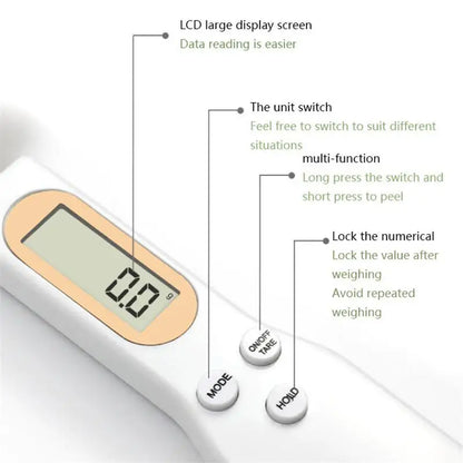Digital Measuring Spoon Scale – Precise Ingredient Weighing