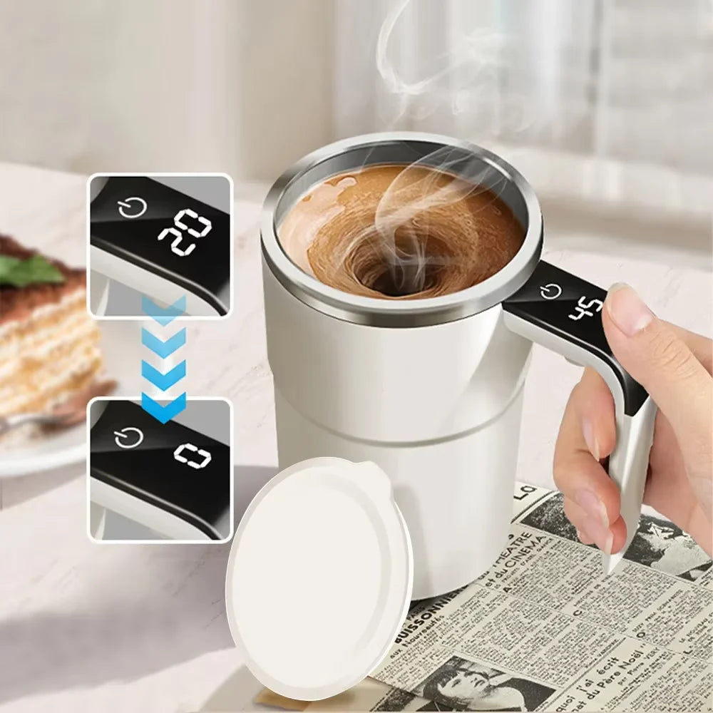 Self-Stirring Mug – Automatic Magnetic Mixer Cup